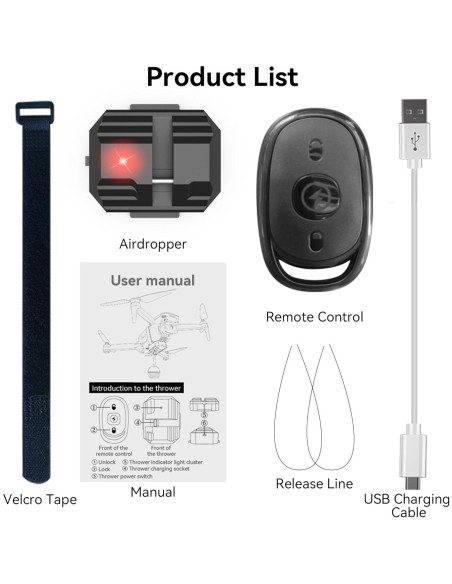Sistema de Lanzamiento de Drones Craznick para DJI y Mavic 750g