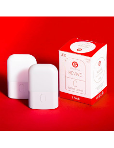 Luz Nocturna Roja Gamma Revive 670nm Terapia Sueño 2 Pzs 2