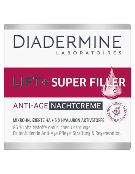 Crema Nocturna Lift Superfiller Hyaluron 50 ml Anti-Envejecimiento