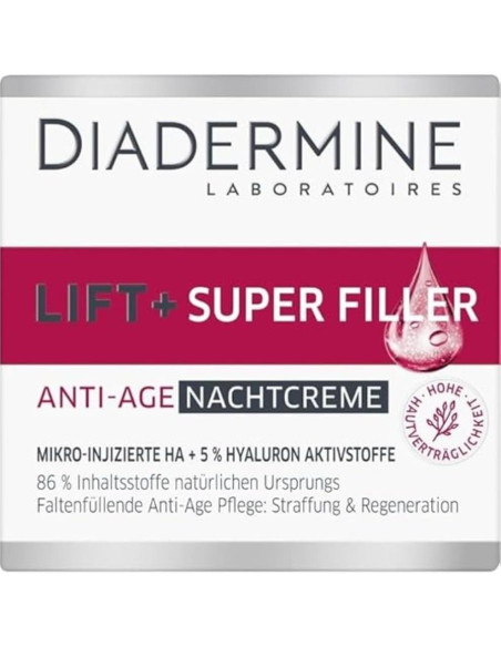 Crema Nocturna Lift Superfiller Hyaluron 50 ml Anti-Envejecimiento