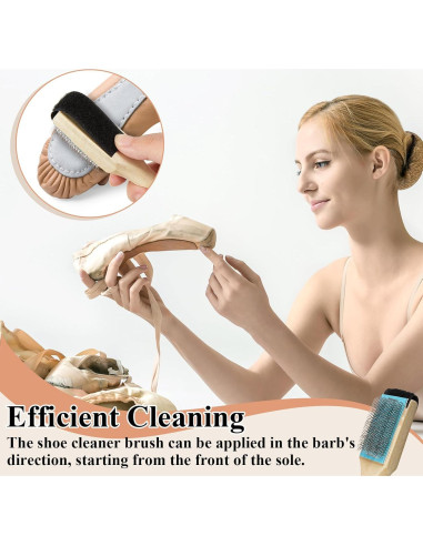 3 Cepillos para Zapatos de Baile Perthlin - Madera y Alambre
