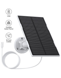 Panel Solar AOSU para Cámaras WirelessCam Pro 1.5W 2