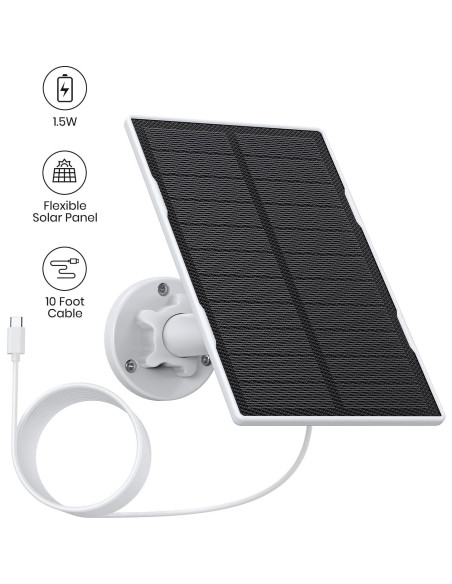 Panel Solar AOSU para Cámaras WirelessCam Pro 1.5W