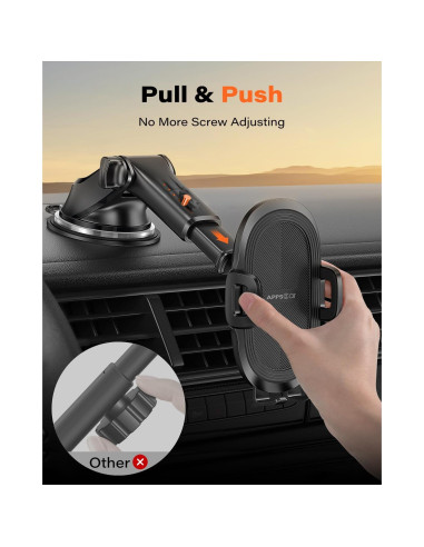 Soporte para teléfono con ventosa Wiiki-Tech Suction