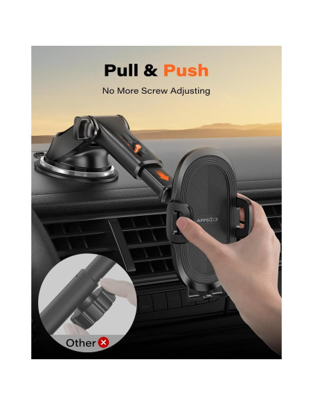 Soporte para teléfono con ventosa Wiiki-Tech Suction