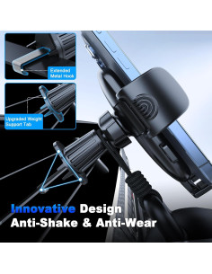 Soporte para Teléfono en Auto RUAMUAFLY 2025 Universal 10-17.8cm 2