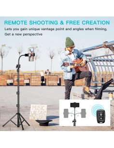 Trípode Flexible Victiv P10 para Teléfono 187,96 cm 2