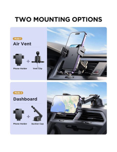 Cargador Inalámbrico Rápido Qi 15W JOYROOM para Auto 2