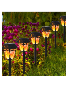 Luces de Antorcha Solar Dynaming 9 Piezas LED Jardín