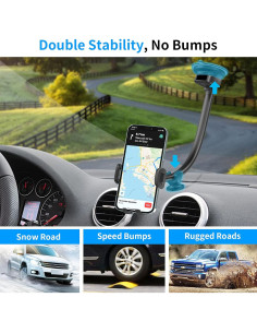 Soporte para Teléfono de Coche APPS2Car 35.56 cm Ventosa 2