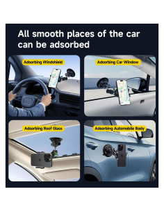 Soporte para Teléfono de Coche MAGIC JOHN Ajustable 360 2