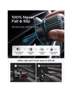 Soporte para Teléfono en Auto LISEN 2024 con Clip de Metal 2