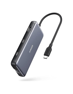 Hub USB-C Anker 555 8-en-1 85W HDMI 4K 10Gbps para MacBook