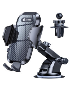 Soporte para Teléfono de Coche Andobil 3 en 1 - Negro