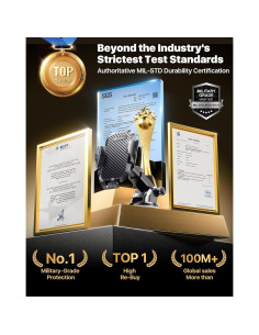 Soporte para Teléfono de Coche Andobil 3 en 1 - Negro 2