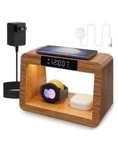 Estación de Carga Inalámbrica Samsung 5 en 1 con Reloj