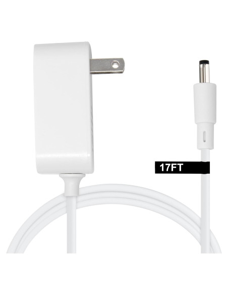 Adaptador de corriente 15W Vebner para Amazon Echo Dot 5m