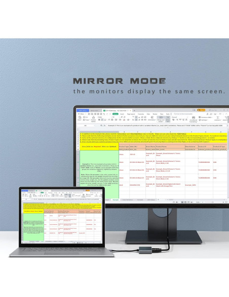 Adaptador USB-C a HDMI 4K Mindorlen con carga rápida