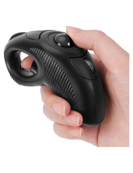 Mouse Inalámbrico USB Weslpo con Bola de Seguimiento y Puntero Láser