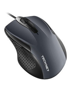 Ratón Óptico Ergonómico TECKNET USB 6 Botones 1000/2000 DPI