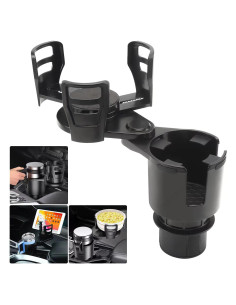 Expansor de Portavasos para Coche HUMBEST 2 en 1 Ajustable