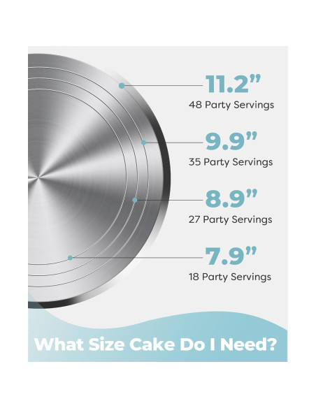 Soporte Giratorio Kootek 30.5 cm Antideslizante para Pasteles