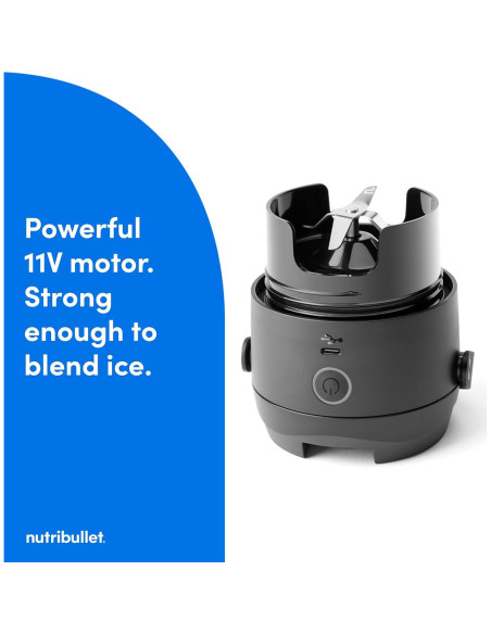 Licuadora Portátil NutriBullet Flip 20 oz Sin Cable Negra