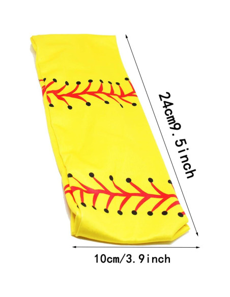 Cinta para la cabeza amarilla Genérico, elástica y transpirable