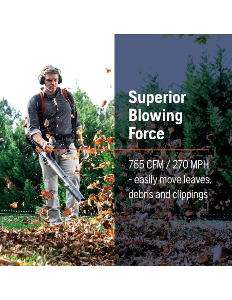 Soplador de Hojas Husqvarna 150BT 51cc 2.16HP Mochila