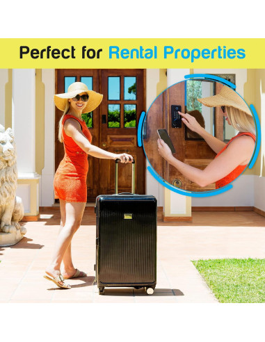 Cerradura Inteligente LOCKSTAR 5070000573205 Negra Wi-Fi