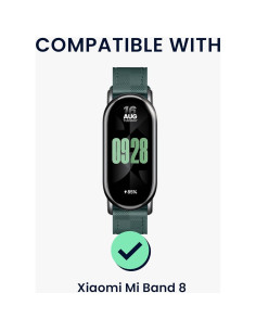 Adaptador de Correa para Reloj KW-Mobile Xiaomi Mi Band 8/9 14mm 2