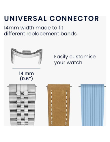 Adaptador de Correa para Reloj KW-Mobile Xiaomi Mi Band 8/9 14mm