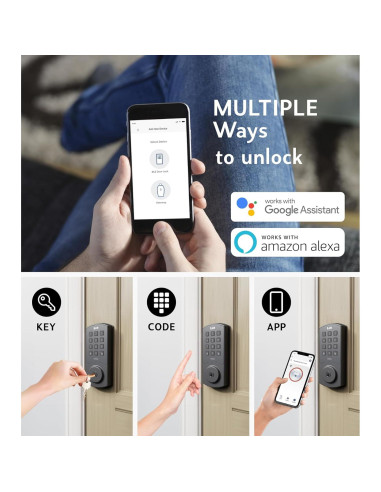 Cerradura Inteligente Lio Home A2B-S con Teclado y App