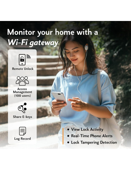 Cerradura Inteligente Lio Home A2B-S con Teclado y App