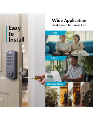 Cerradura Inteligente Lio Home A2B-S con Teclado y App