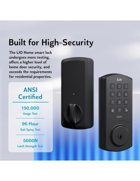 Cerradura Inteligente Lio Home A2B-S con Teclado y App