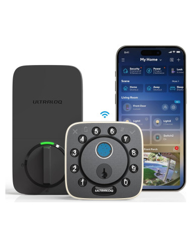 Cerradura Inteligente ULTRALOQ Bolt Huella Dactilar WiFi