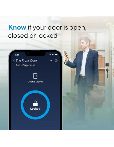 Cerradura Inteligente ULTRALOQ Bolt Huella Dactilar WiFi