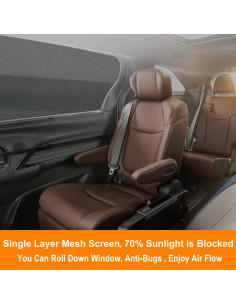 2 Sombrillas de Ventana Soulian para Puerta Corredera XL 2