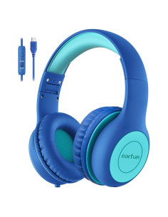 Auriculares EarFun K1 para Niños con Micrófono y Cable 85dB