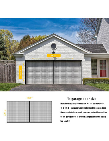 Pantalla Magnética LIAMST 4.88x2.13m para Garaje