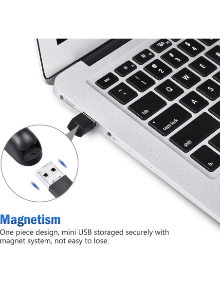 Clicker de Presentación DinoFire X16 Inalámbrico 100m USB