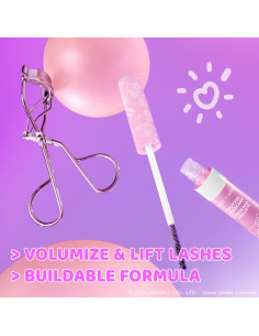 Set de Rímel y Rizador de Pestañas Hello Kitty - Brillo Rosa 2