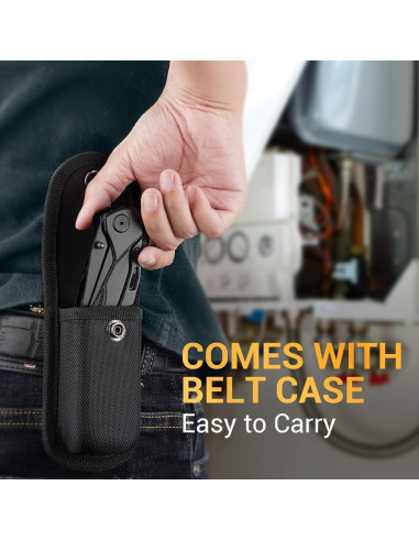 Cuchillo Multitool CRANACH 16 en 1 para Camping y Senderismo