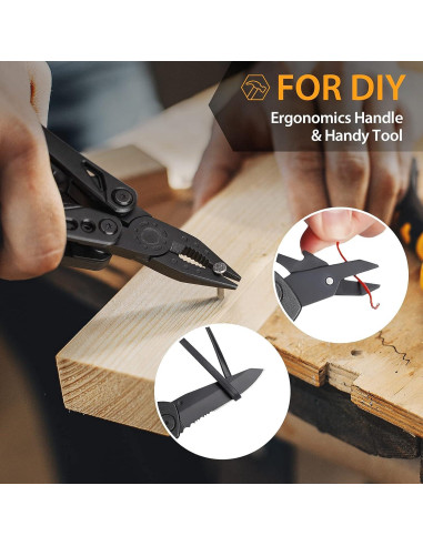 Cuchillo Multitool CRANACH 16 en 1 para Camping y Senderismo