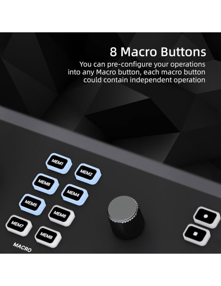 Osee GoStream Deck Pro Conmutador HDMI 6 Entradas 8 Botones