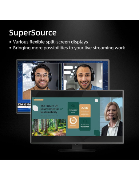 Osee GoStream Deck Pro Conmutador HDMI 6 Entradas 8 Botones