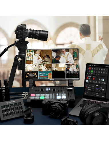 Osee GoStream Deck Pro Conmutador HDMI 6 Entradas 8 Botones