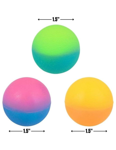 Pelotas Rebotadoras ICY Rhode Island Novelty - Paquete de 12