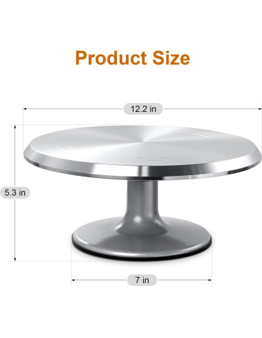 Soporte Giratorio para Pasteles Himaly 30.99 cm Antideslizante